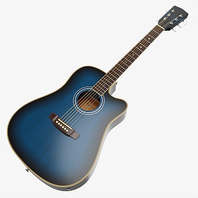 Acoustic Guitar 02 Blue