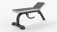 Adjustable weight flat bench 02
