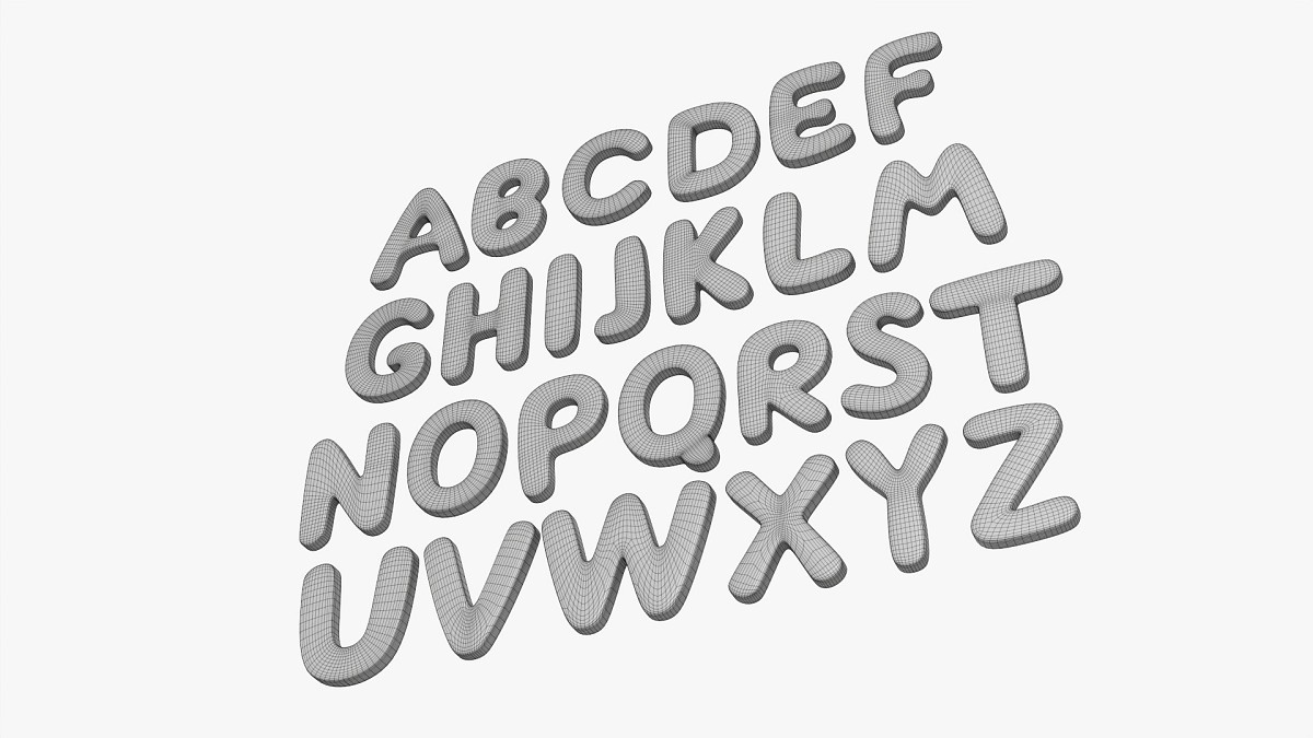 Alphabet Letters 01