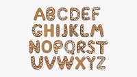 Alphabet Letters Decorated 04