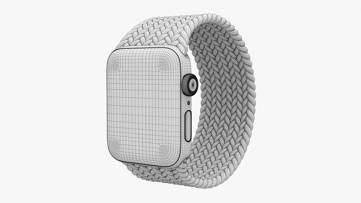 Apple Watch Series 6 braided solo loop blue