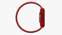 Apple Watch Series 6 braided solo loop red