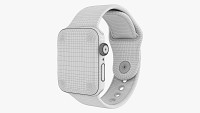 Apple Watch Series 6 silicone loop blue