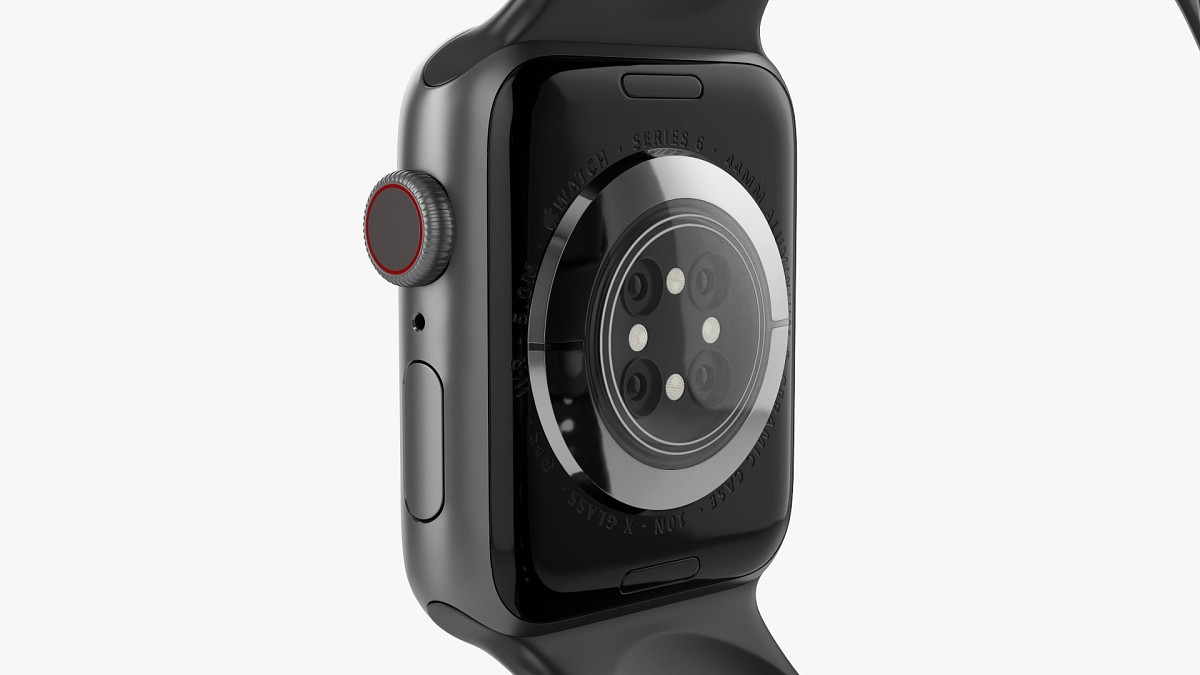 Apple Watch Series 6 silicone loop gray