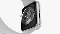 Apple Watch Series 6 silicone loop silver