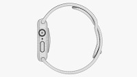 Apple Watch Series 6 silicone loop silver