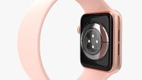 Apple Watch Series 6 silicone solo loop gold