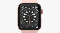 Apple Watch Series 6 silicone solo loop gold