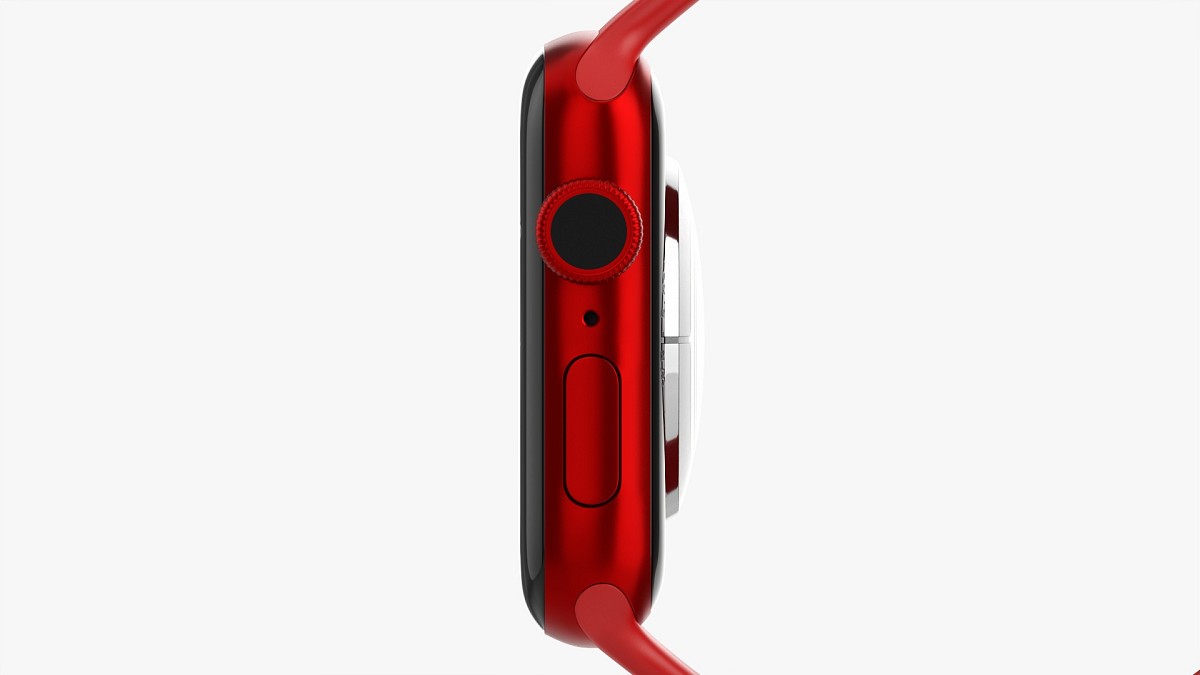 Apple Watch Series 6 silicone solo loop red