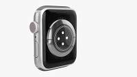 Apple Watch Series 6 silicone solo loop silver