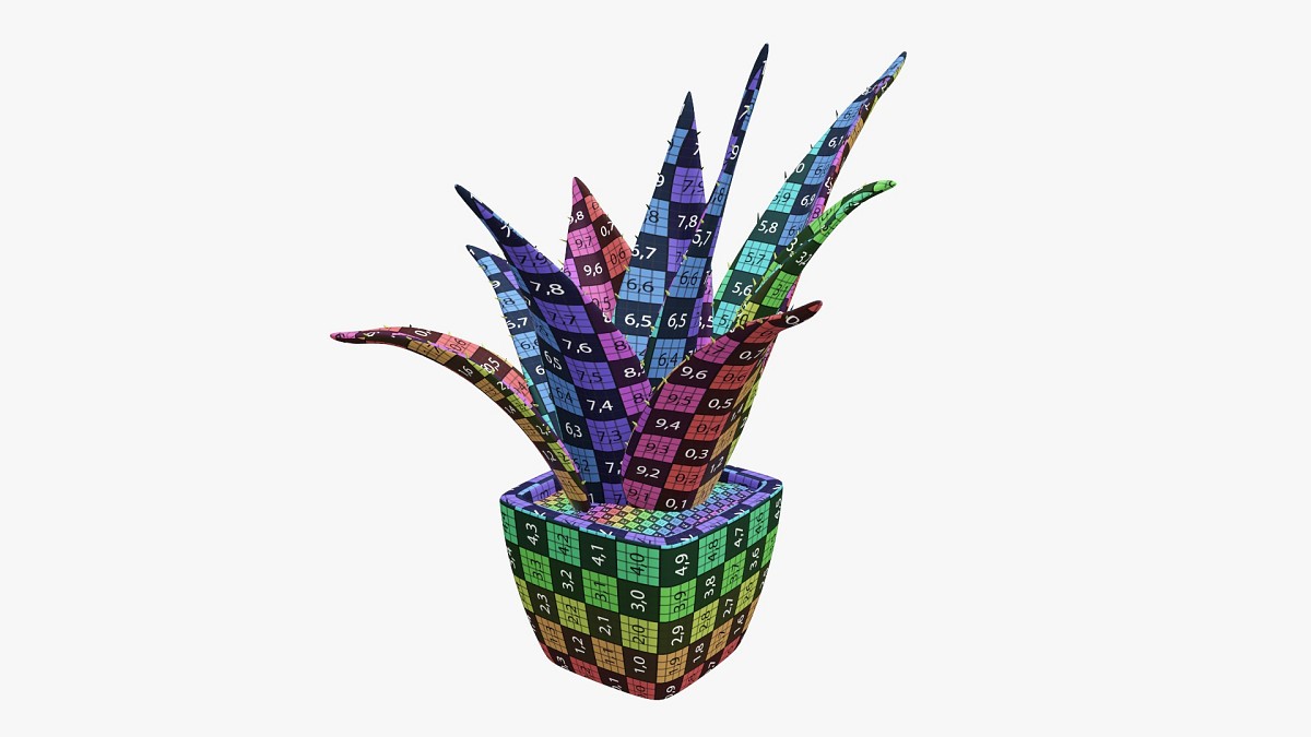 Artificial cactus composition 01