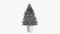 Artificial fir tree 04