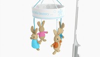 Baby Cot Side Musical Toy Carousel