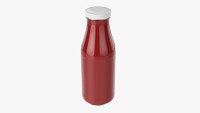 Barbecue Sauce In Glass Bottle 02