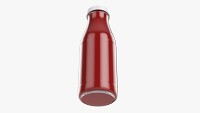 Barbecue Sauce In Glass Bottle 02