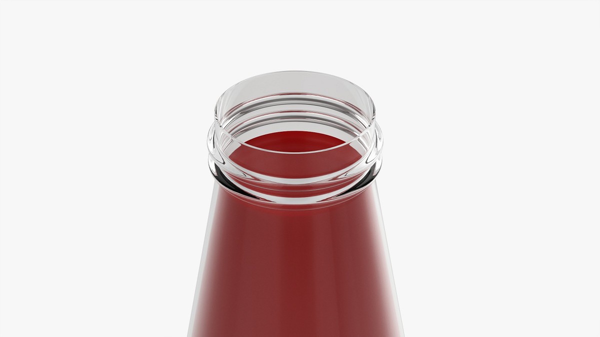 Barbecue Sauce In Glass Bottle 09