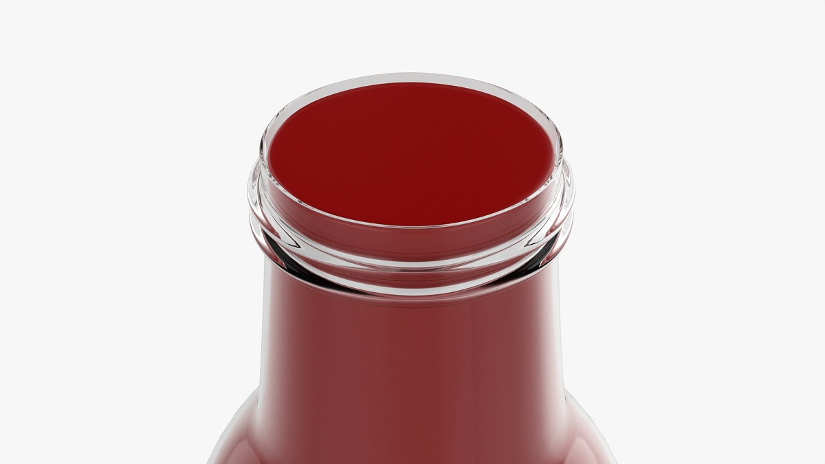 Barbecue Sauce In Glass Bottle 14