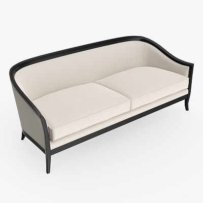 Cabriole style sofa 02