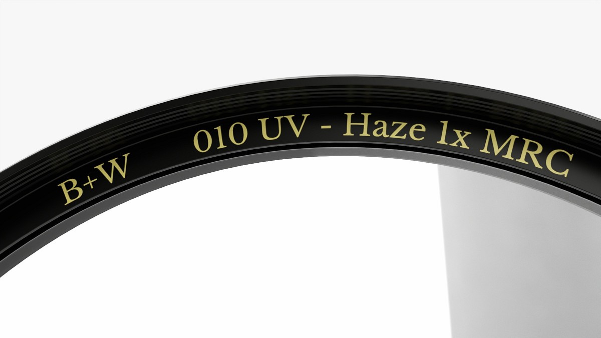 Camera UV haze filter