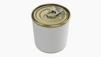 Canned Food Round Tin Metal Aluminum Can 014