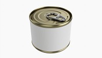 Canned Food Round Tin Metal Aluminum Can 016