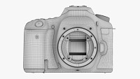 Canon EOS 90D DSLR camera body closed