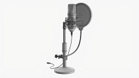Cardioid Microphone With Stand USB