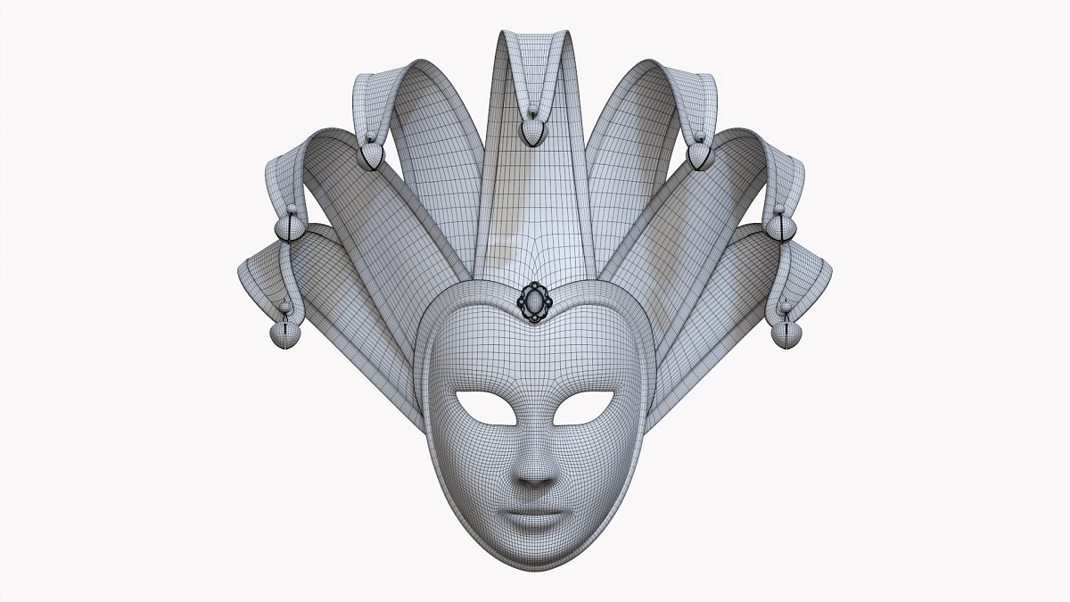 Carnival Venetian Mask 02