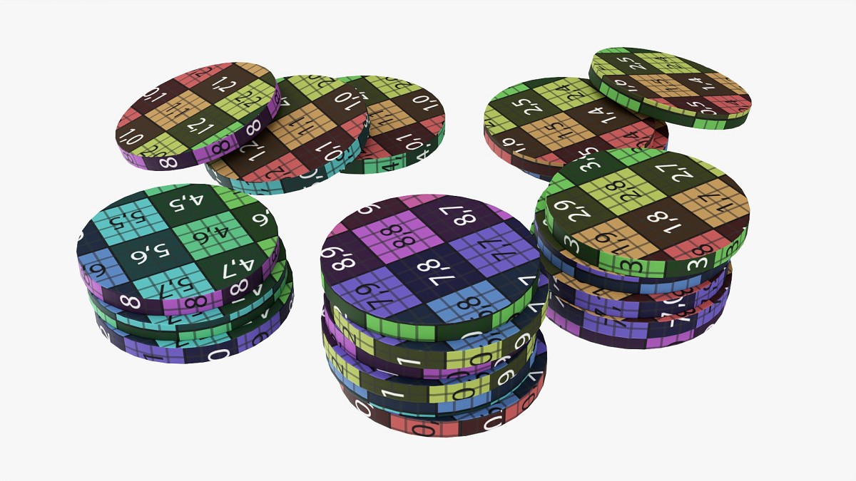 Casino chip stacks 01