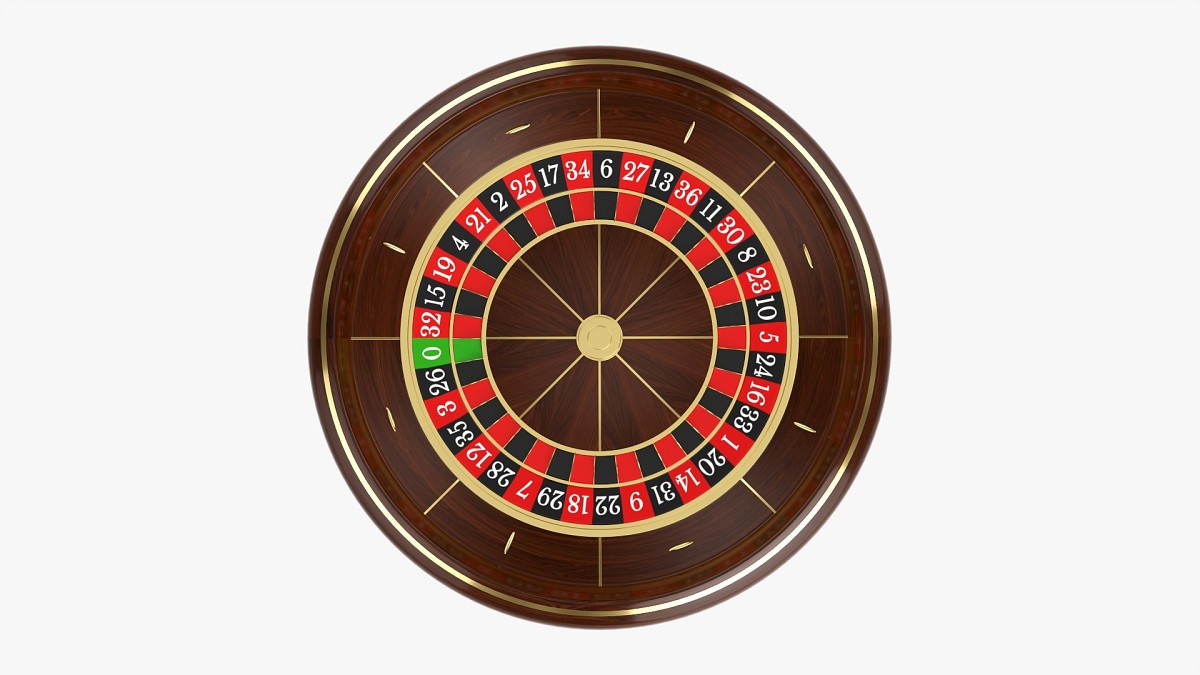 Casino roulette wheel 01