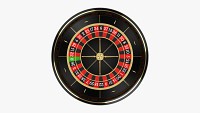 Casino roulette wheel 02