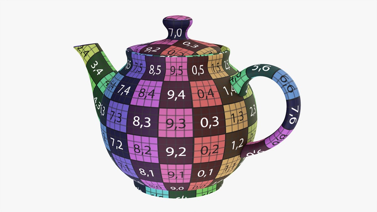 Ceramic teapot 01