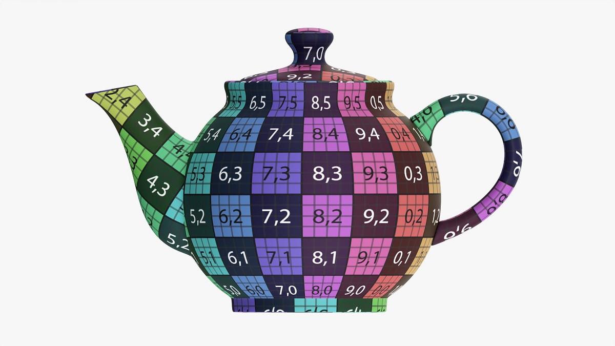 Ceramic teapot 01