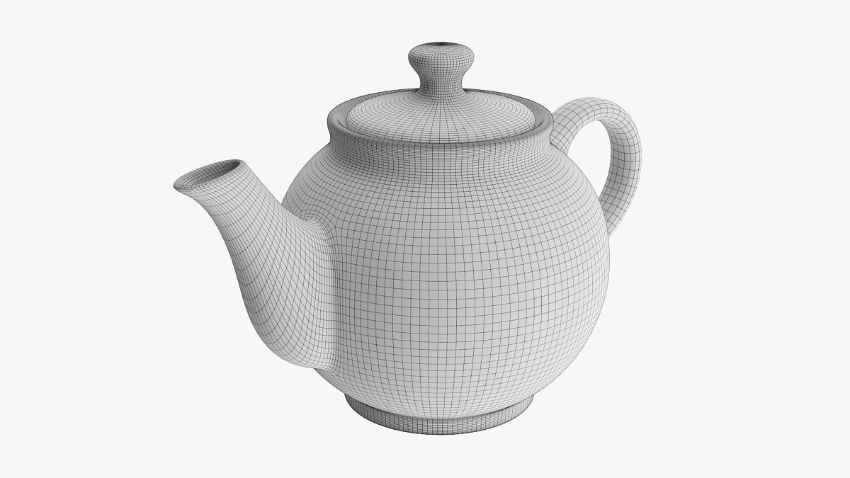 Ceramic teapot 02