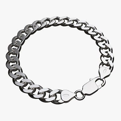 Chain bracelet locked