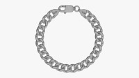 Chain bracelet locked