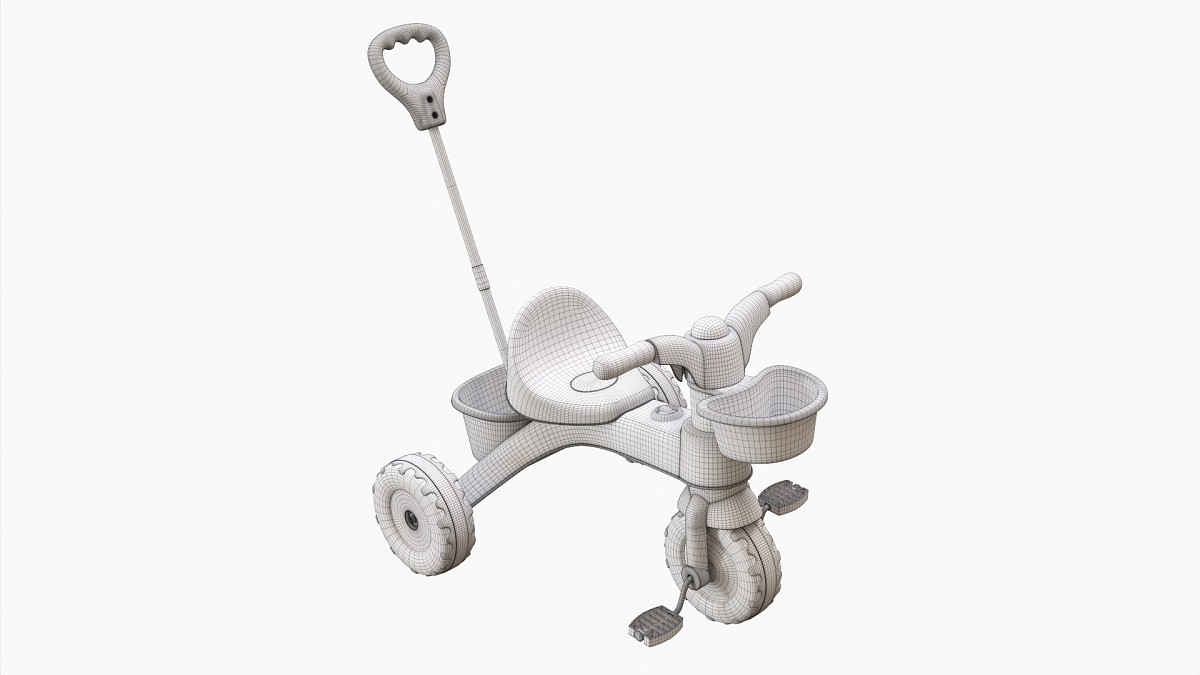 Children Trike Tricycle With Parent Handle