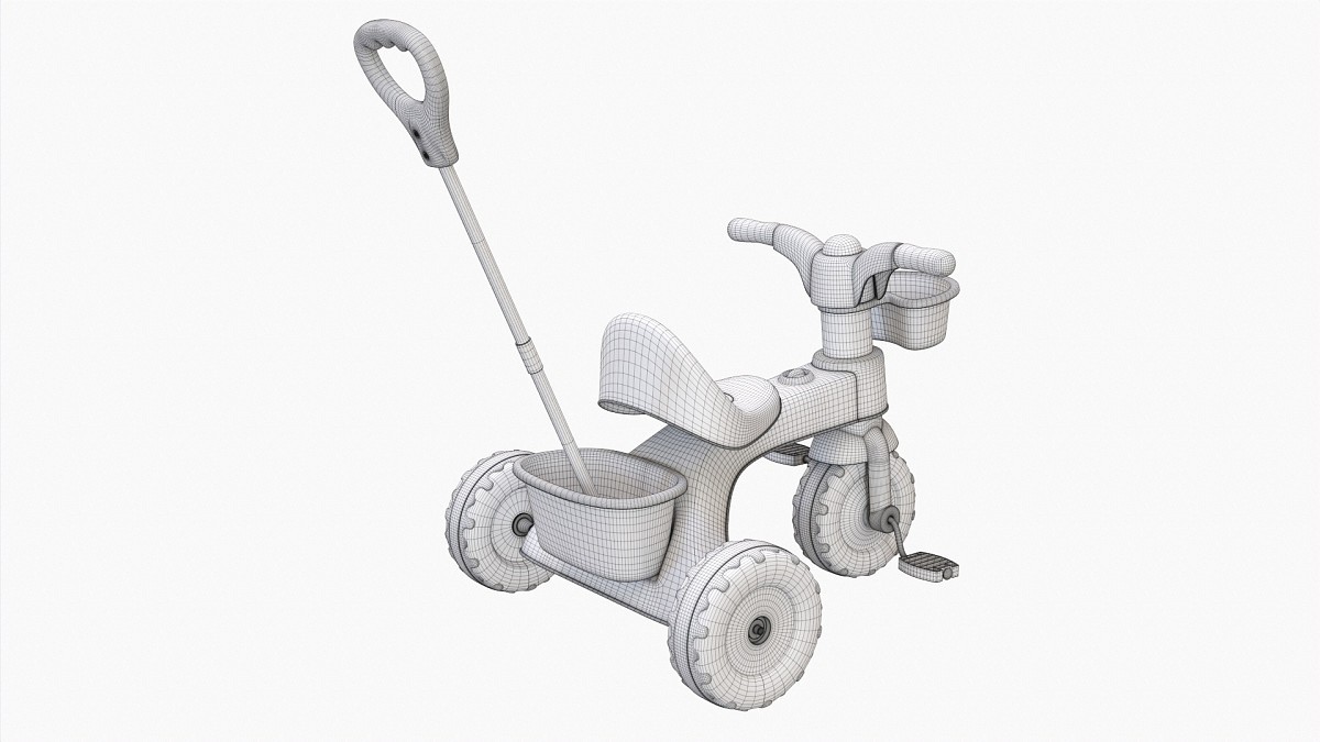 Children Trike Tricycle With Parent Handle