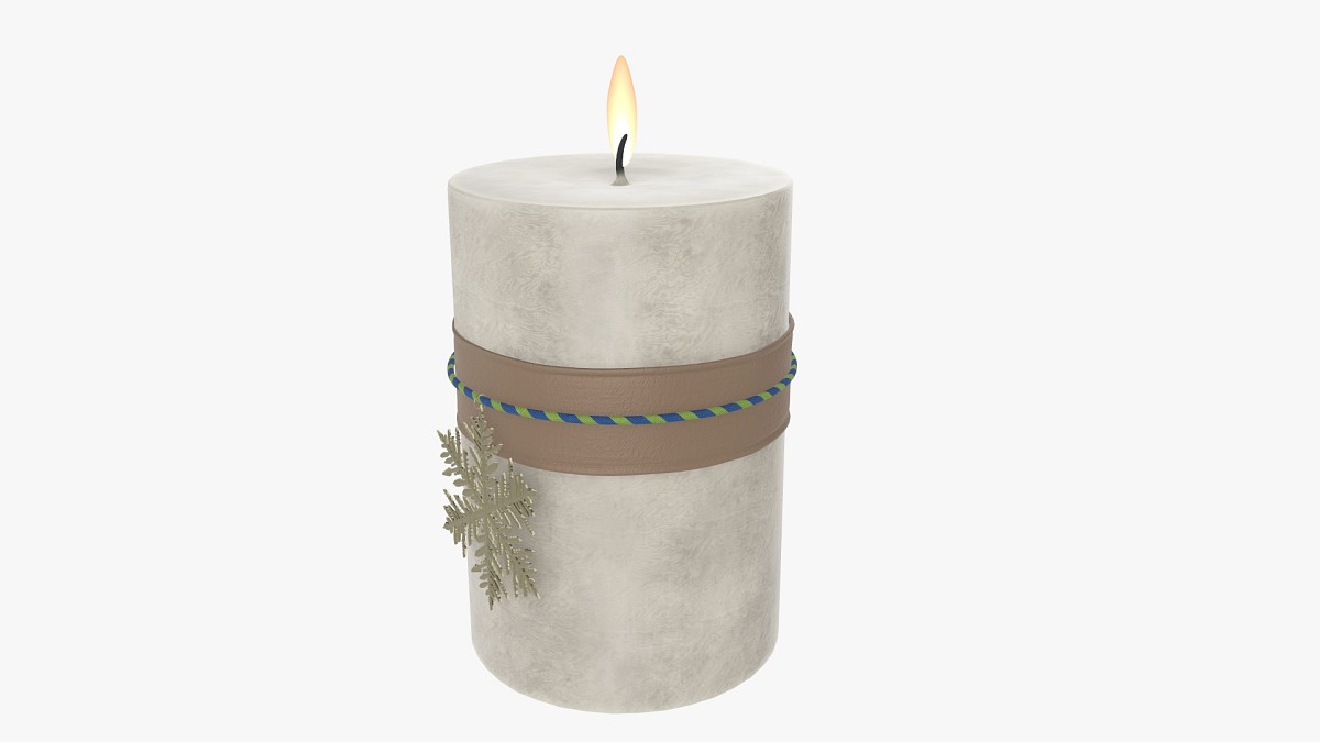 Christmas candle DIY 03