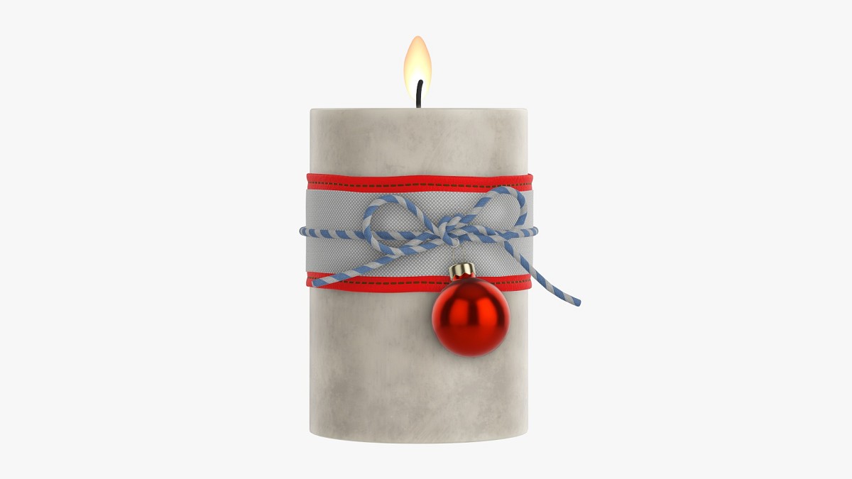 Christmas candle DIY 04