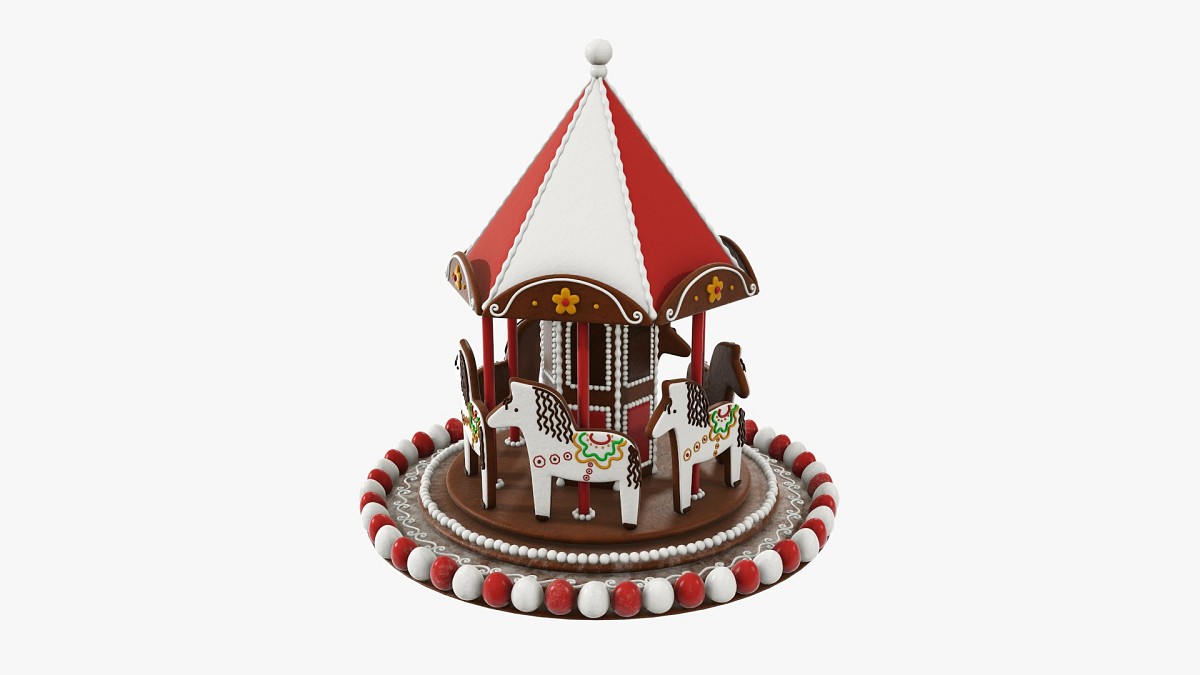 Christmas cookie carousel