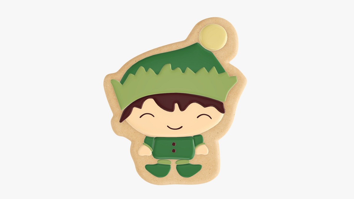 Christmas cookie elf