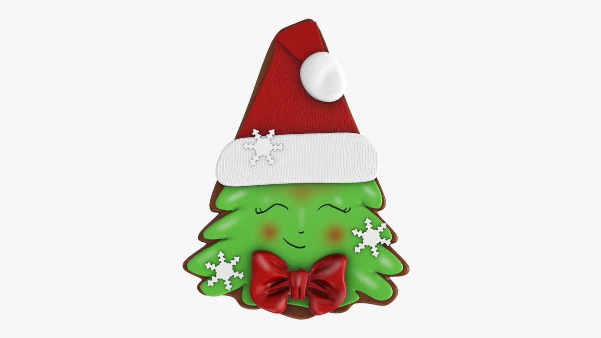 Christmas cookie fir tree 01