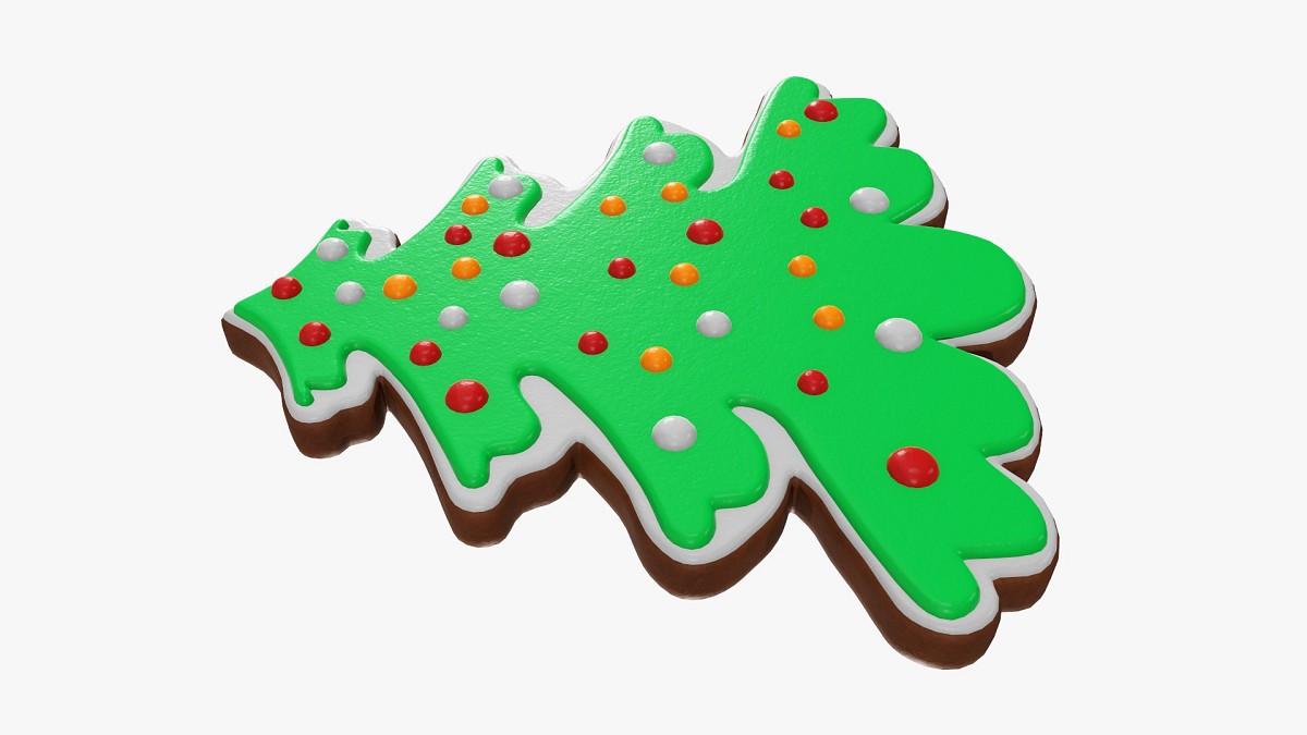 Christmas cookie fir tree 02