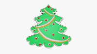 Christmas cookie fir tree 03
