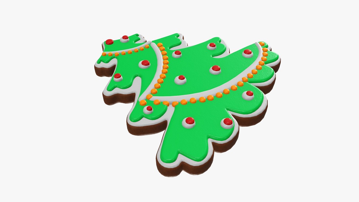 Christmas cookie fir tree 03