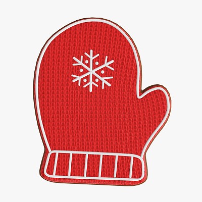 Christmas cookie glove