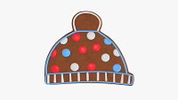 Christmas cookie hat