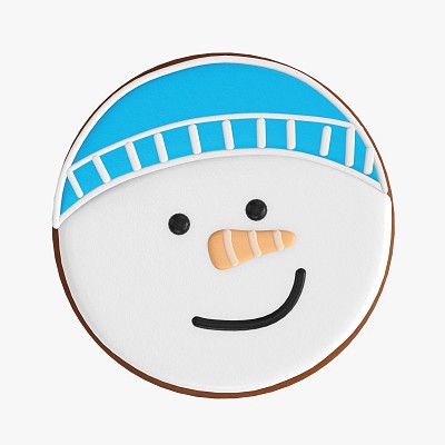 Cookie snowman head