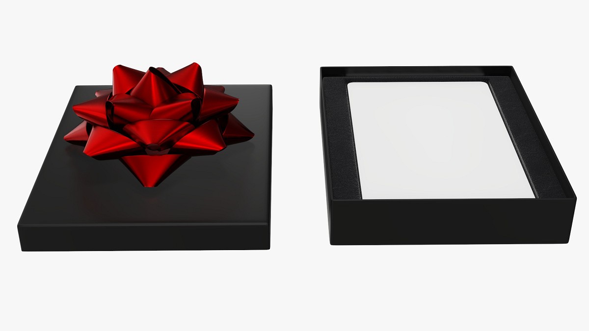 Christmas gift card in box 01